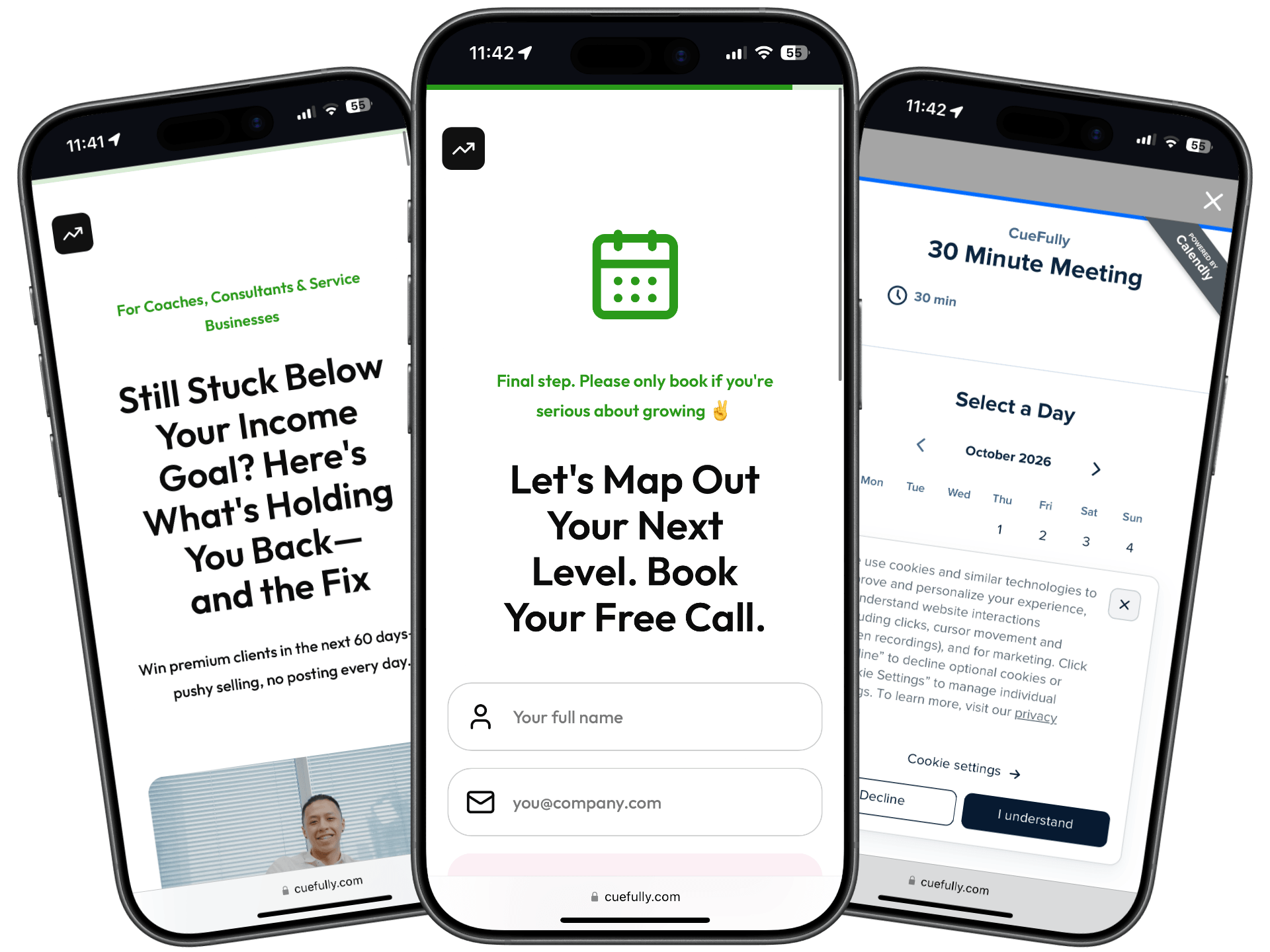 Coaching Application Funnel preview