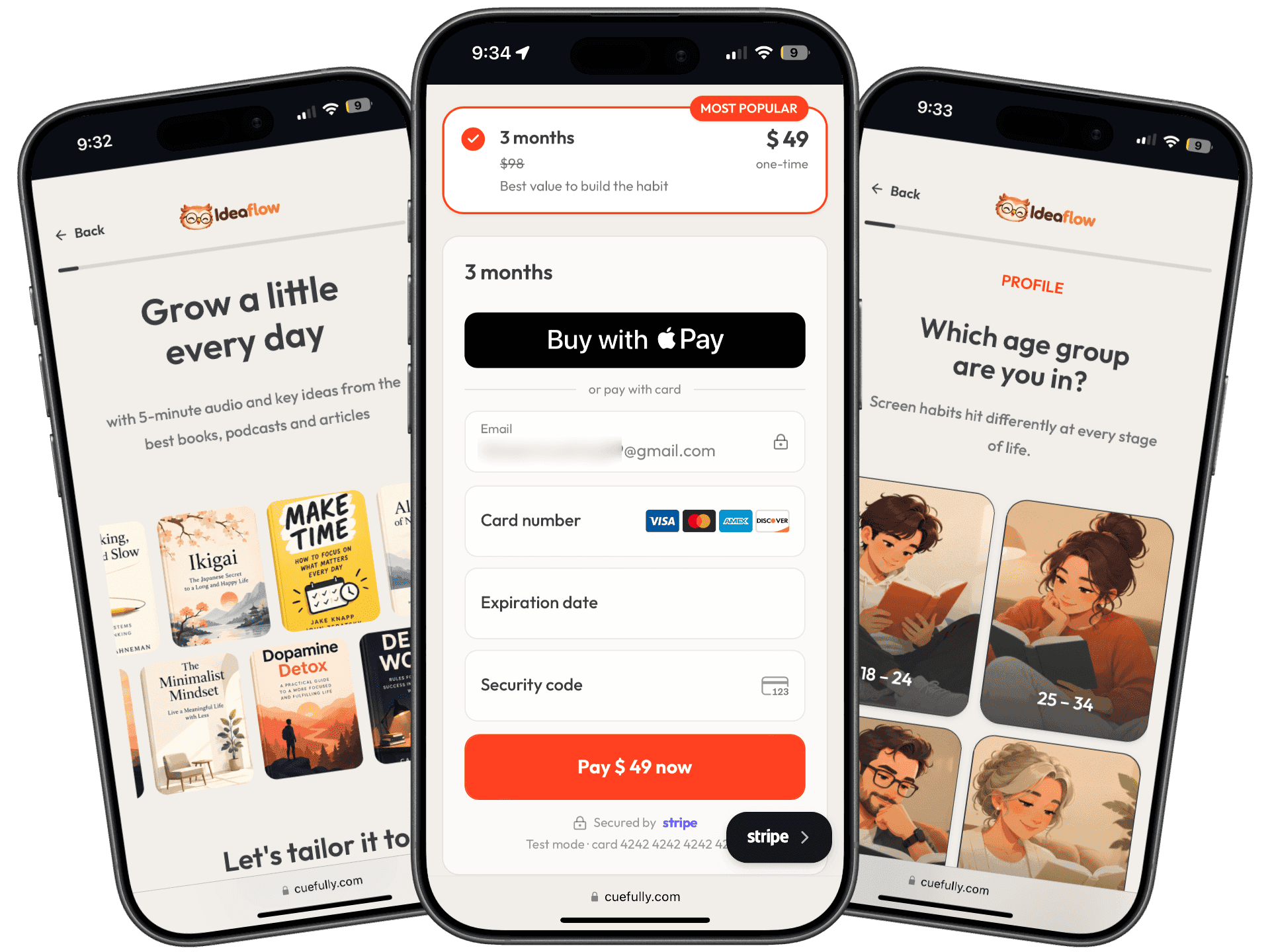 Web2App Quiz Funnel preview