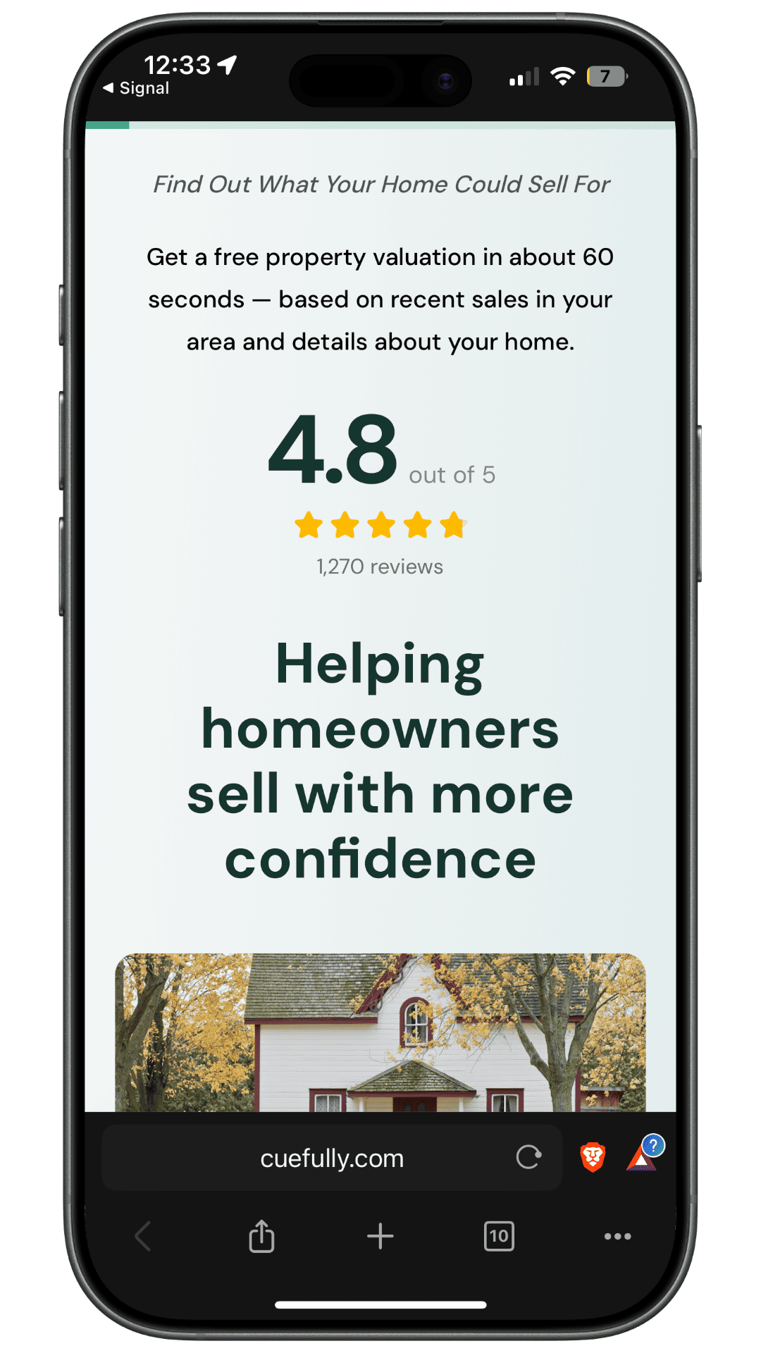Home Valuation Funnel funnel template preview